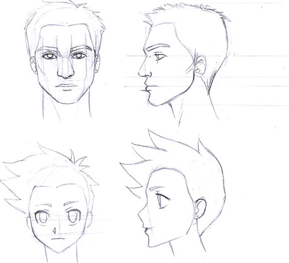 Portraits mangas
