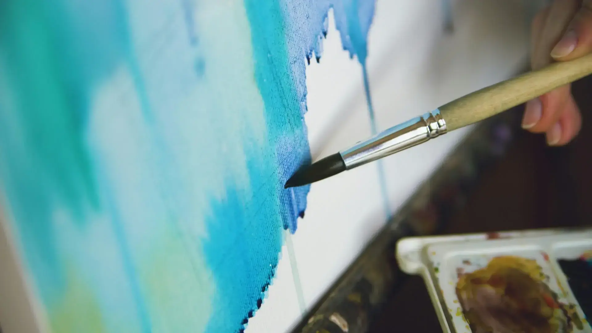 une peinture à l’aquarelle
