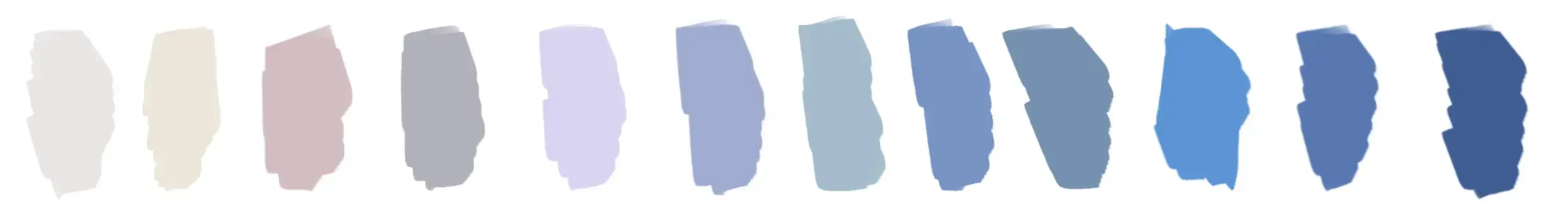 les différentes couleurs de la neige