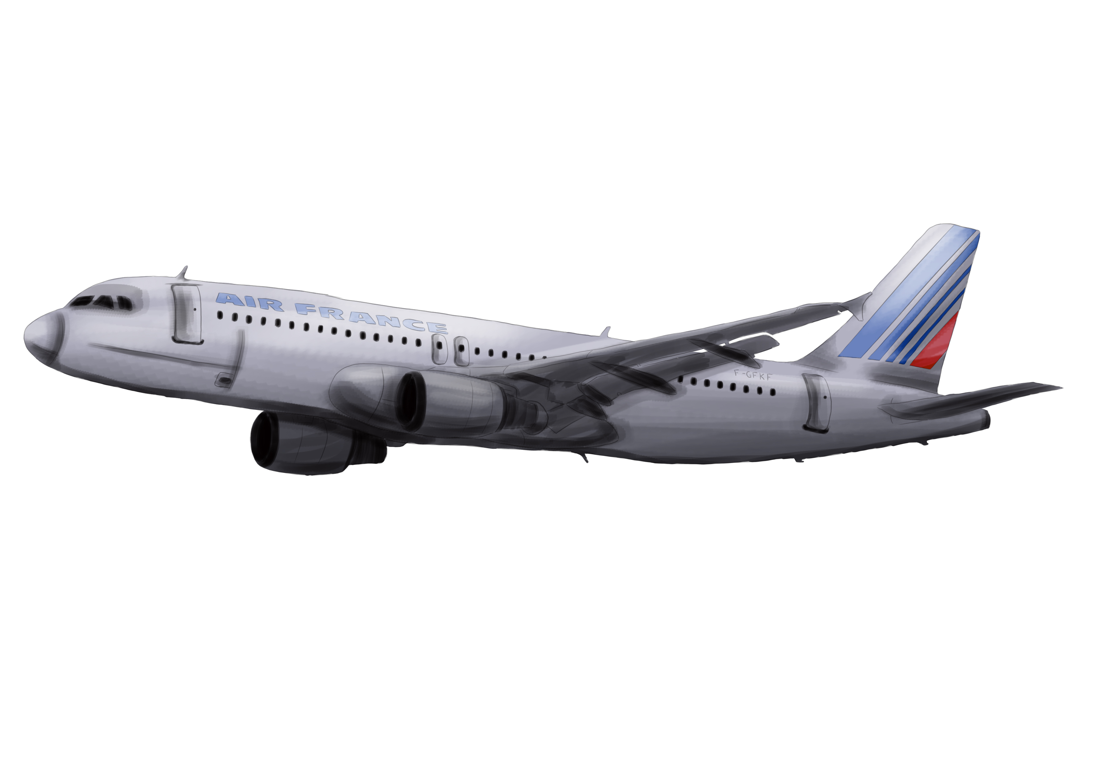 Realizar un dibujo de un avión