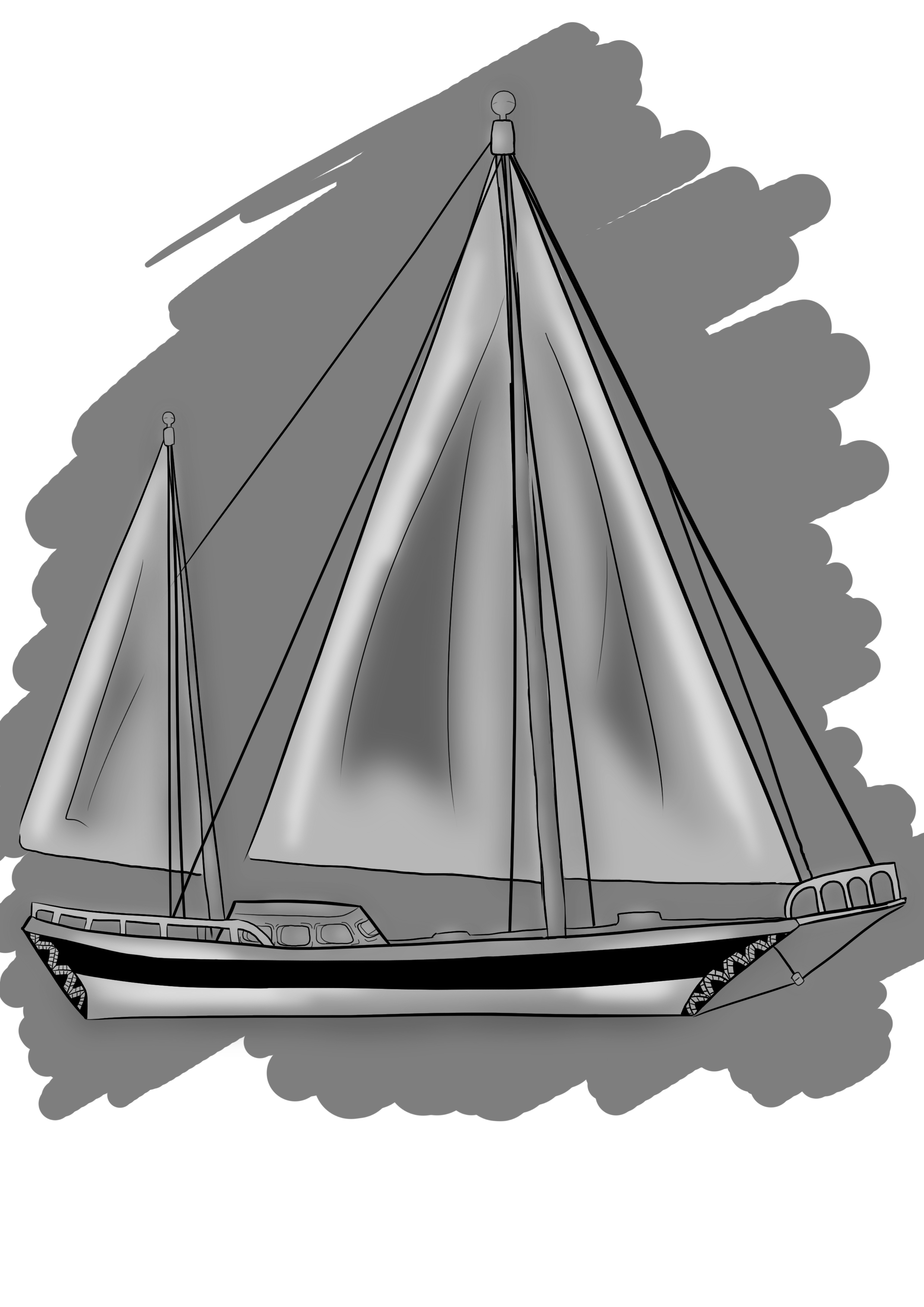 Cómo dibujar un barco