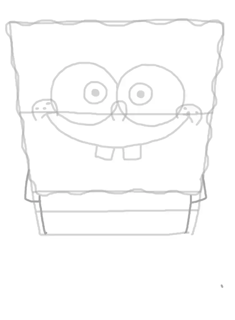 dessin des bras de bob l’éponge