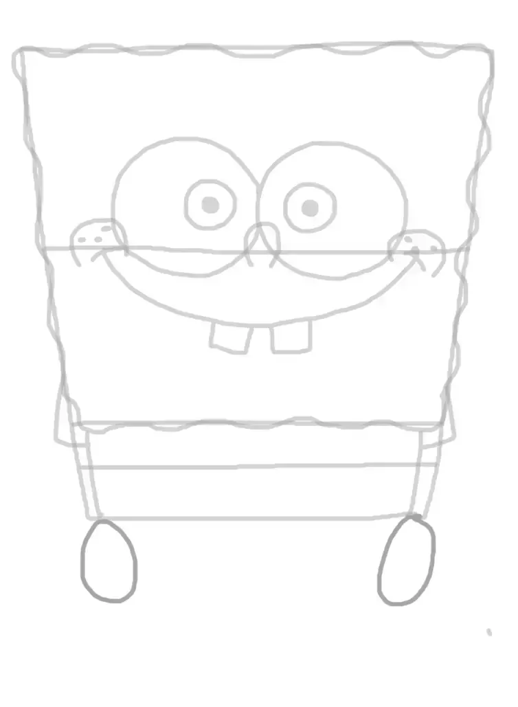 dessin des mains de bob l’éponge