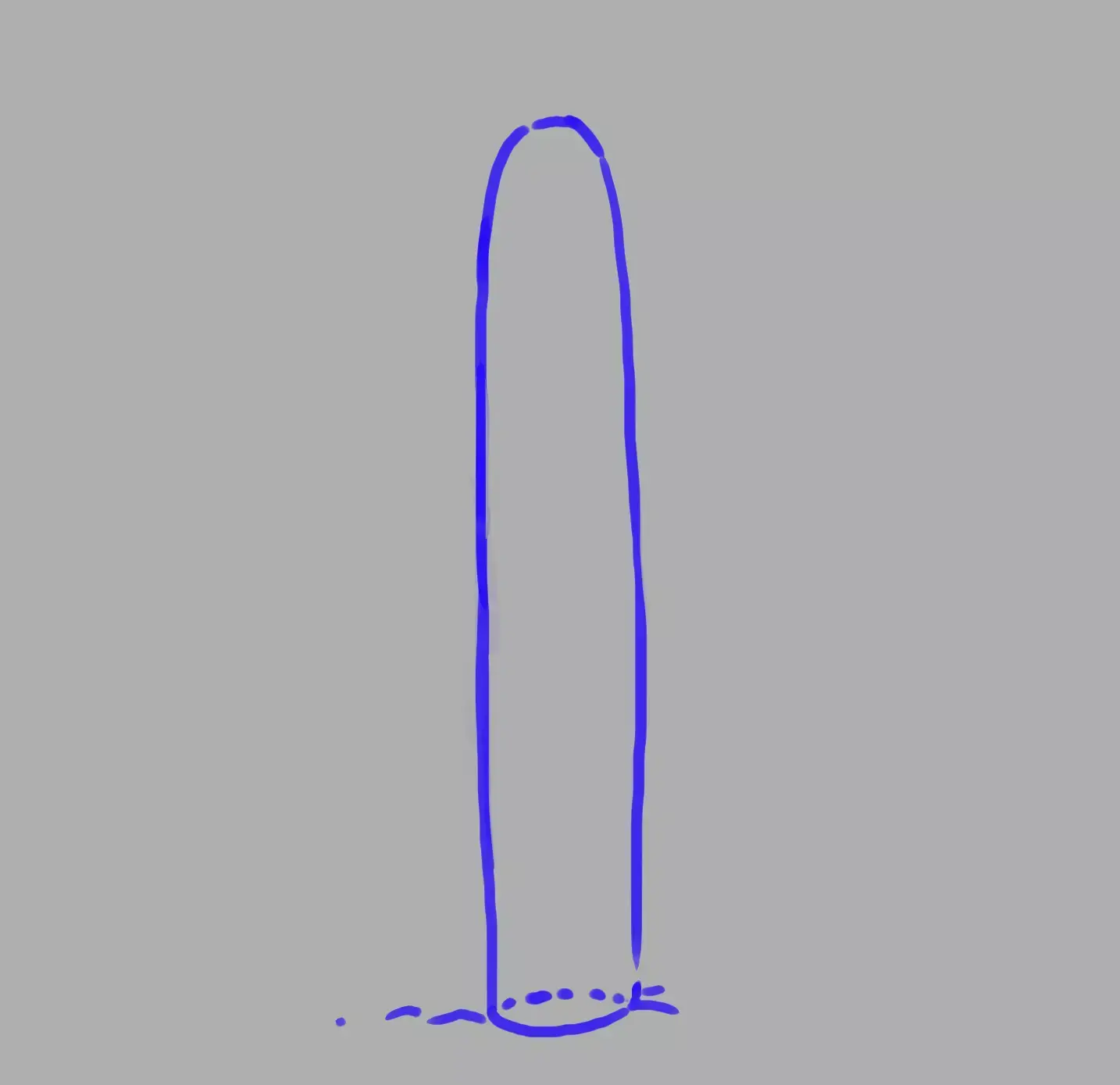 drawing of the cactus base