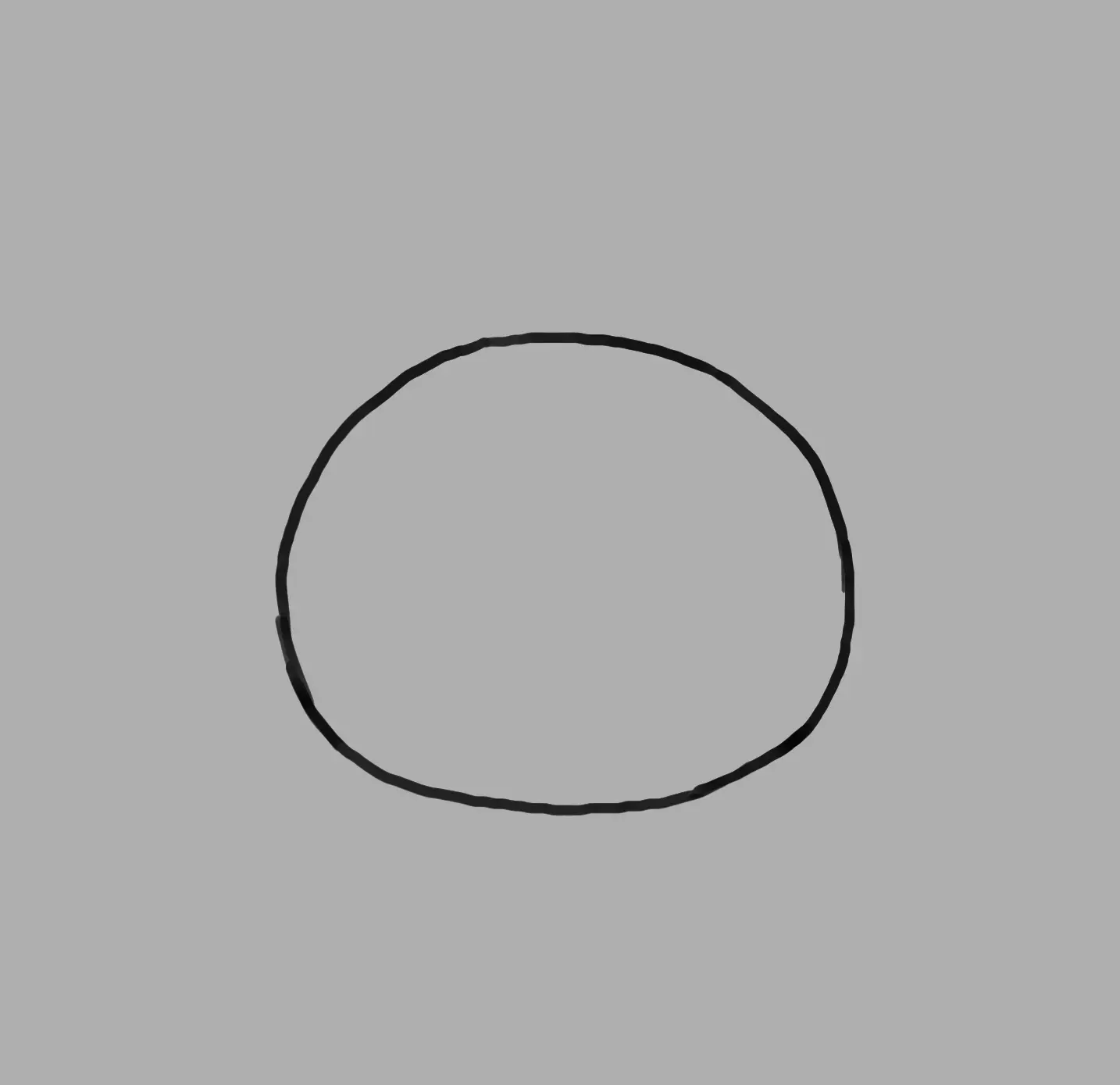 drawing of the base of the round cactus 
