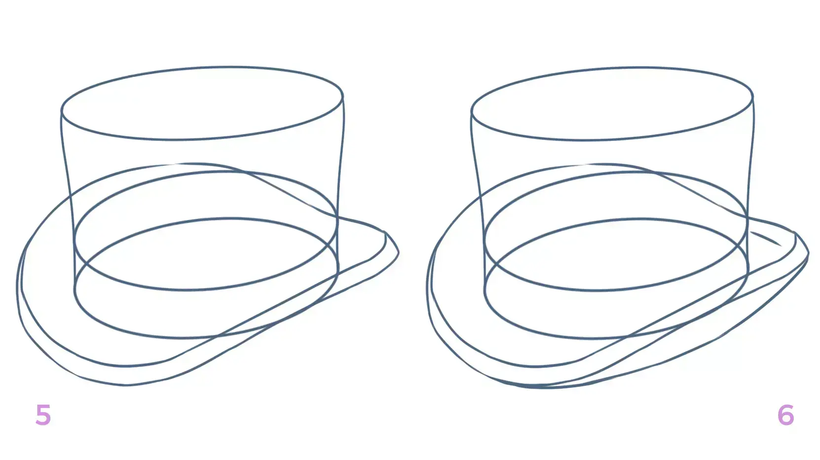 dibujo del grosor del sombrero