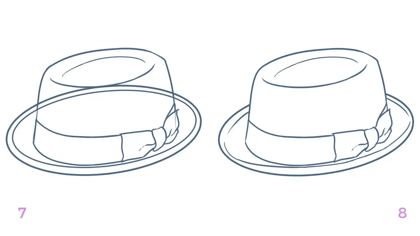 dibujo del nudo del pork pie