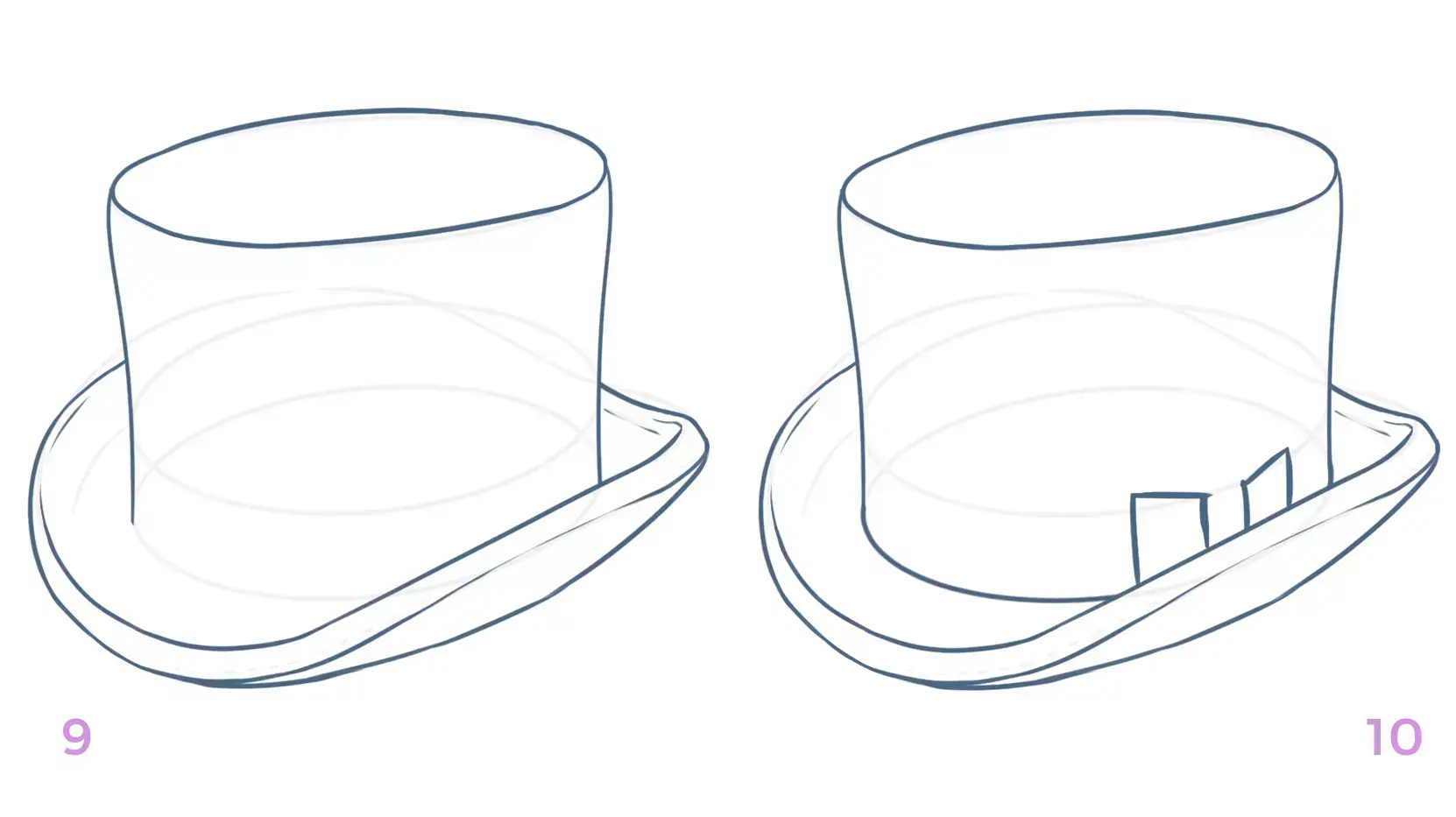 dibujo de la cinta del sombrero