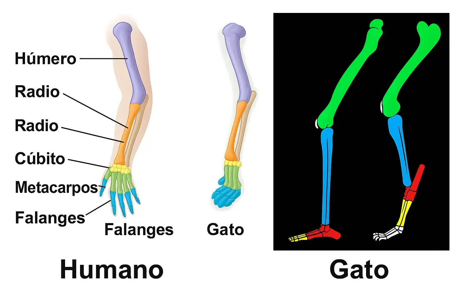Esqueleto del gato