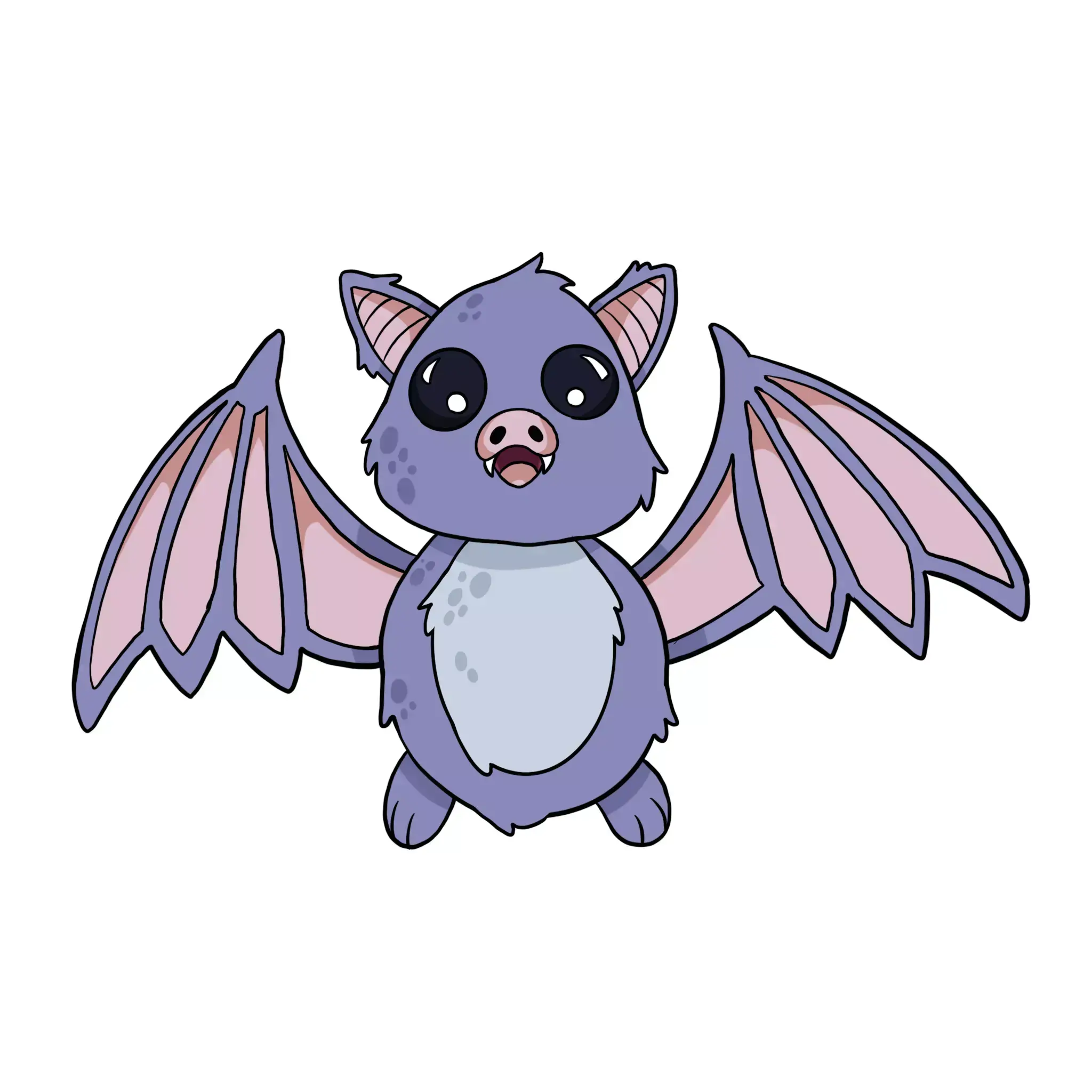 dessin des ombres d’une chauve-souris