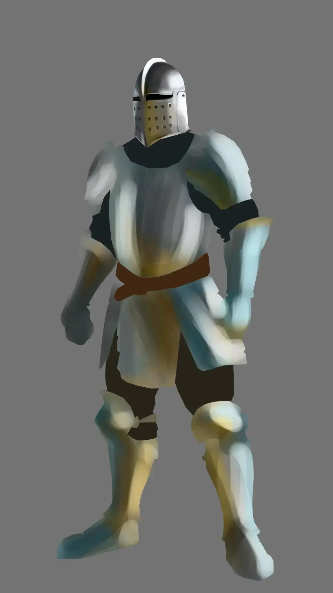 dibujar el color del casco de un caballero