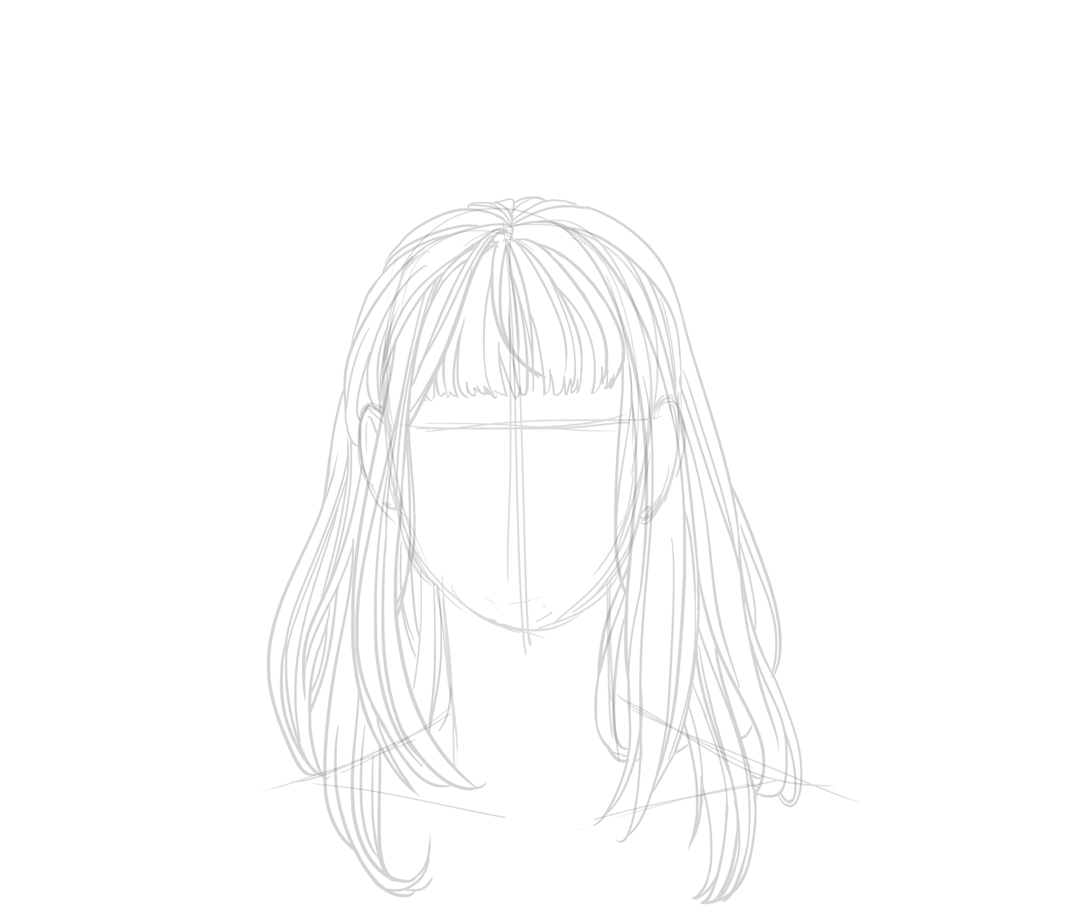 appliquer la couleur aux cheveux lisses