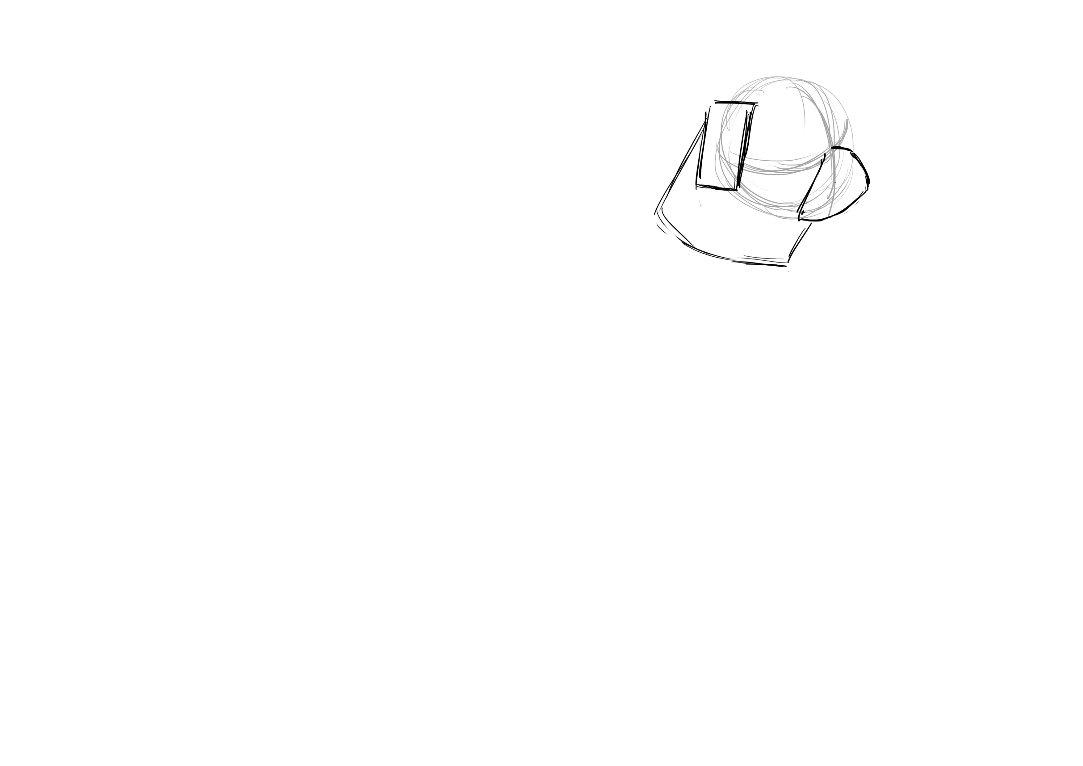 Croquis du cou du carlin