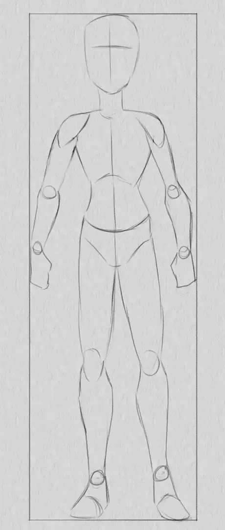 dessiner les pieds d'un personnage en contre-plongée