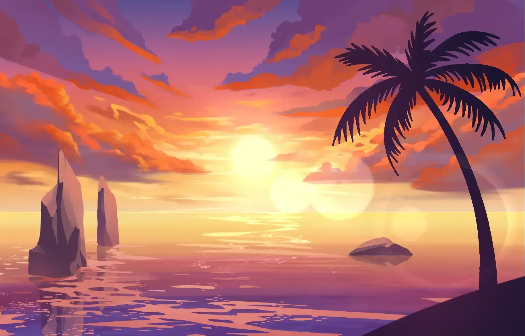 Aprende a Dibujar un Atardecer Paso a Paso