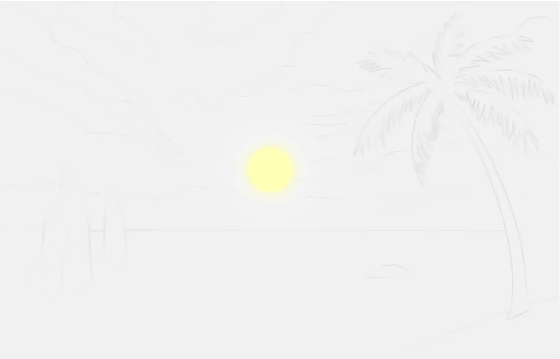 dessiner le soleil lors d’un coucher de soleil