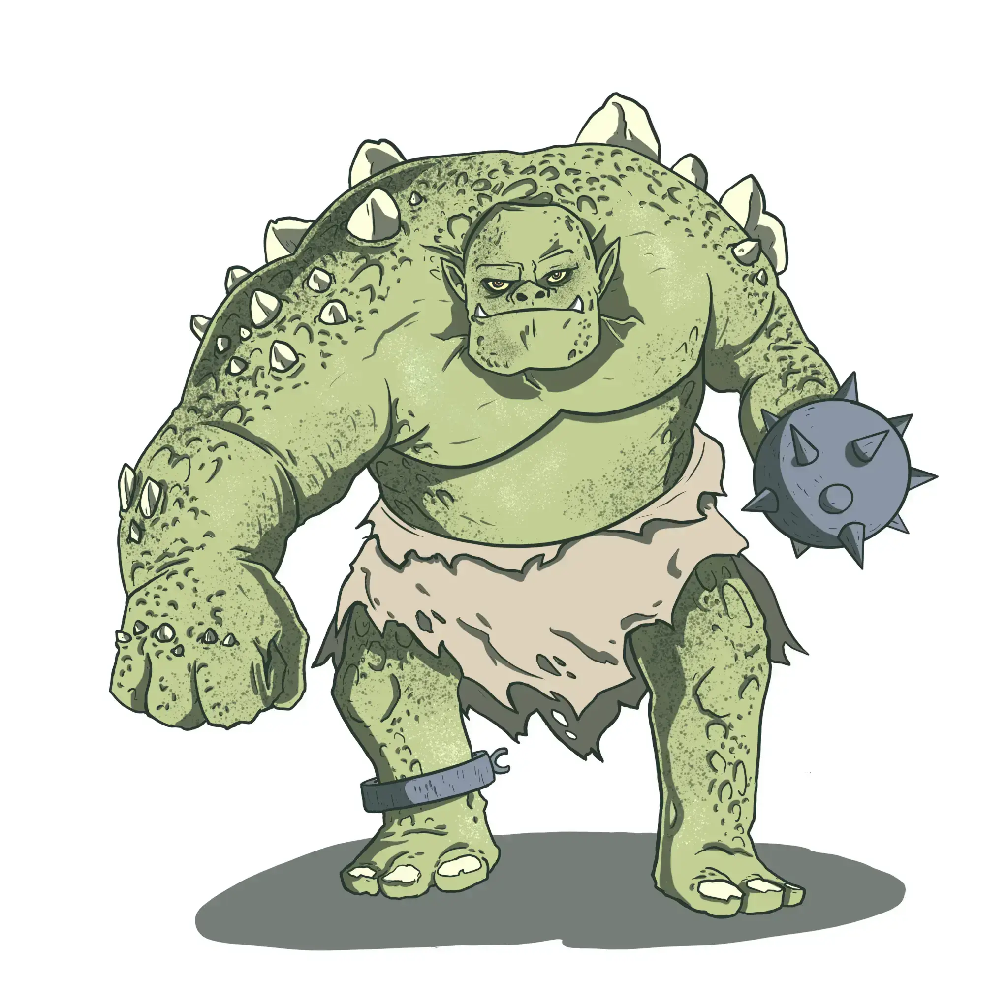 dessin en couleur d’une créature fantastique