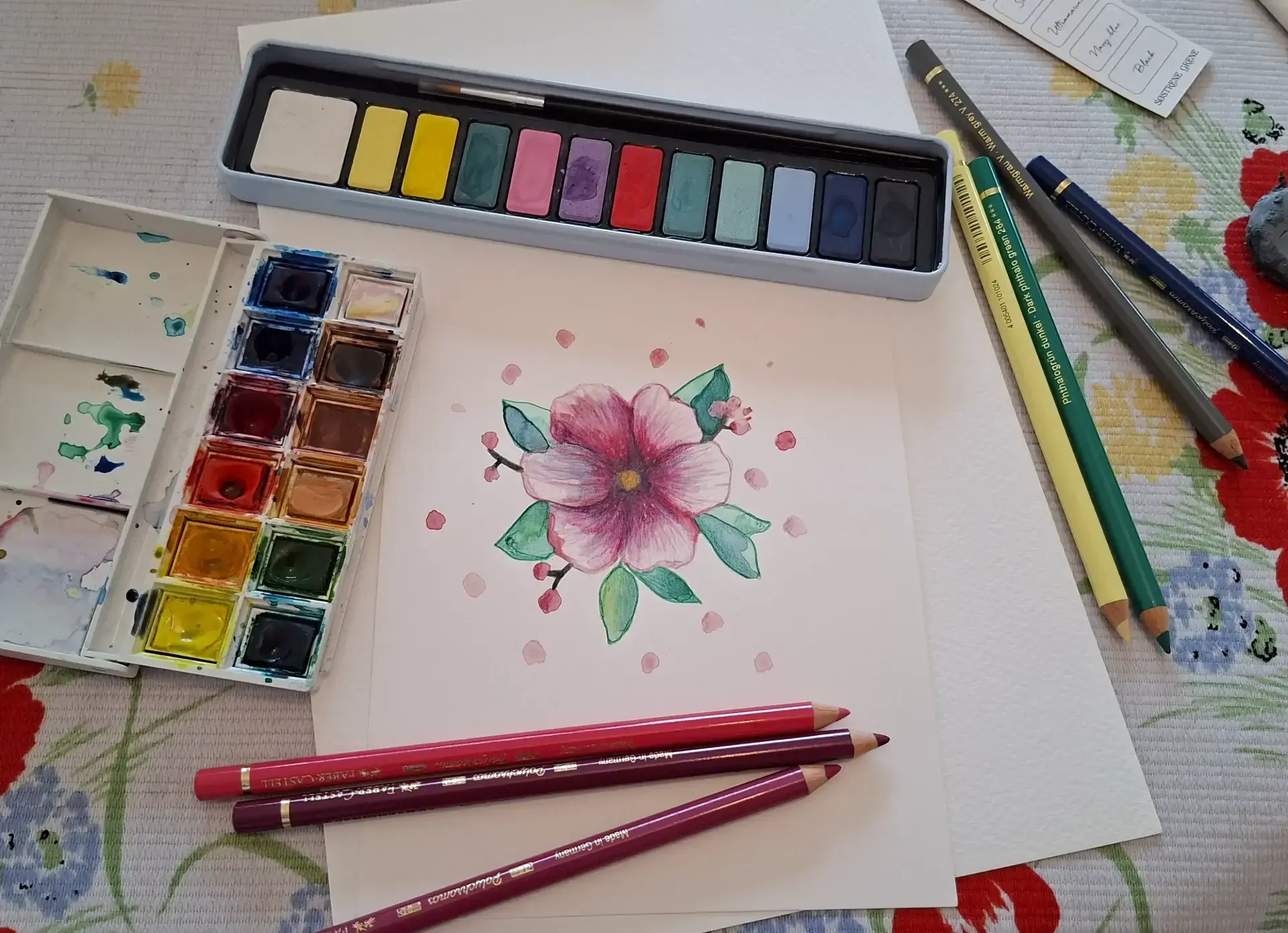 peindre un croquis à l’aquarelle