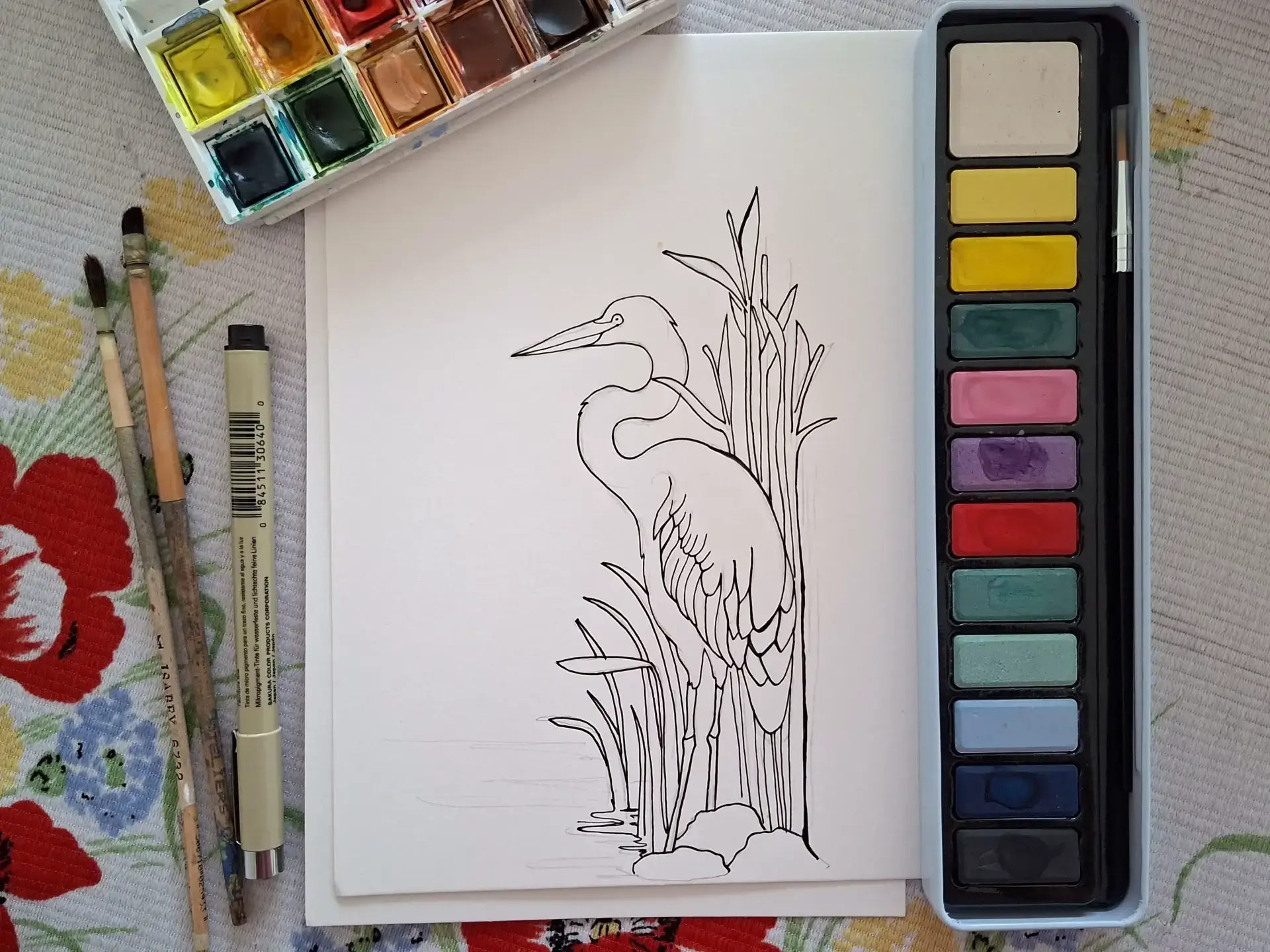 Aquarell: Die Skizze als Grundlage für Ihre Malerei