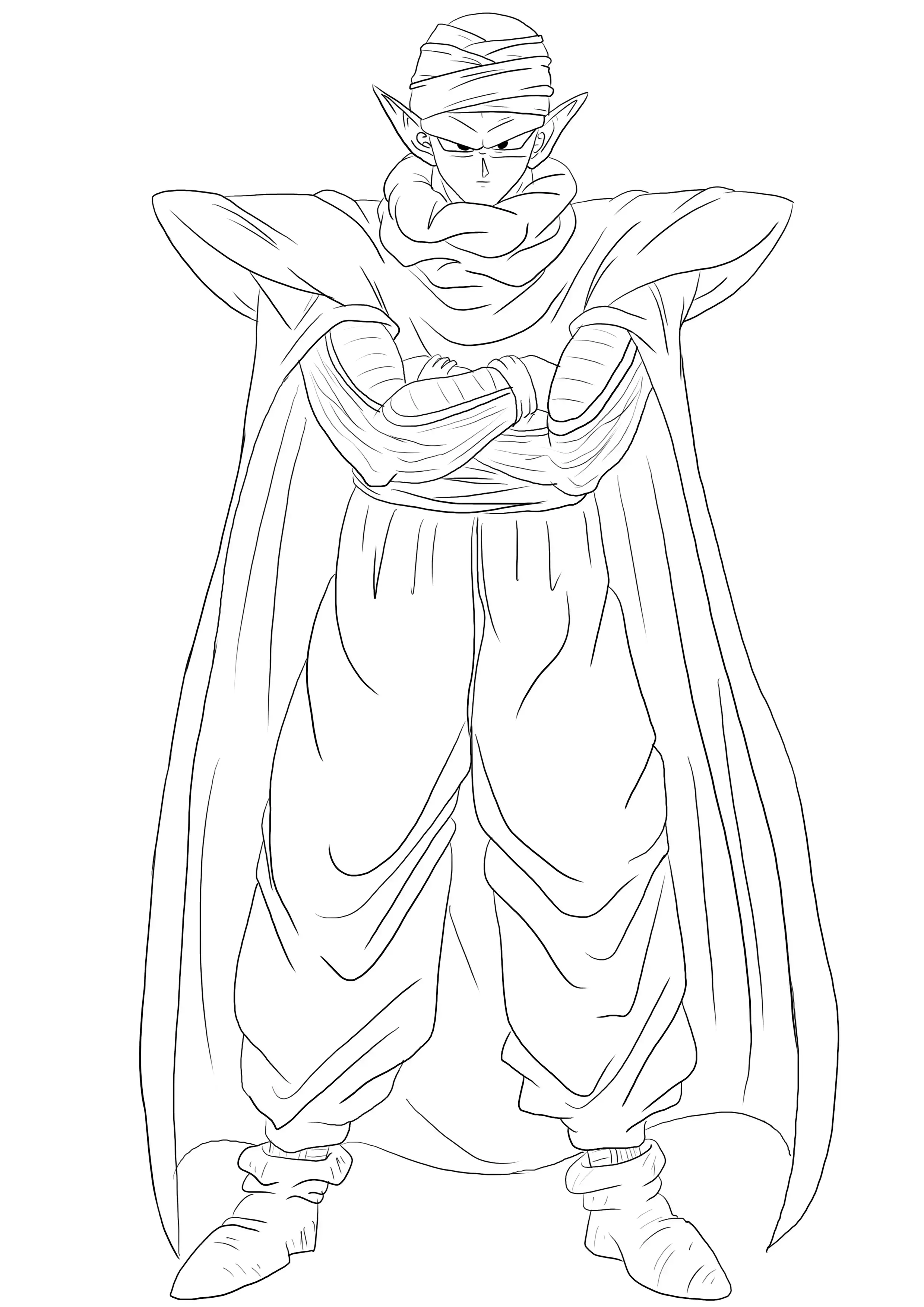 Zeichnung von Piccolo Dragon Ball Z