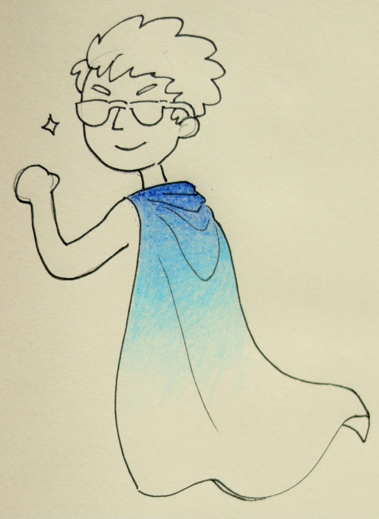 dessiner le dégradé de bleu 2