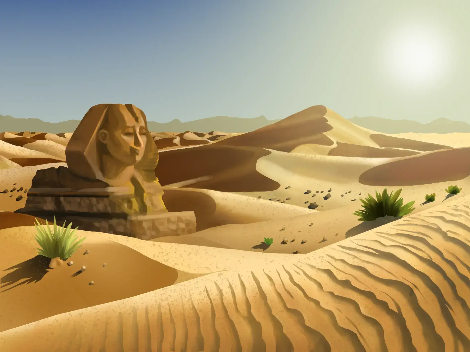 Dibujar un desierto