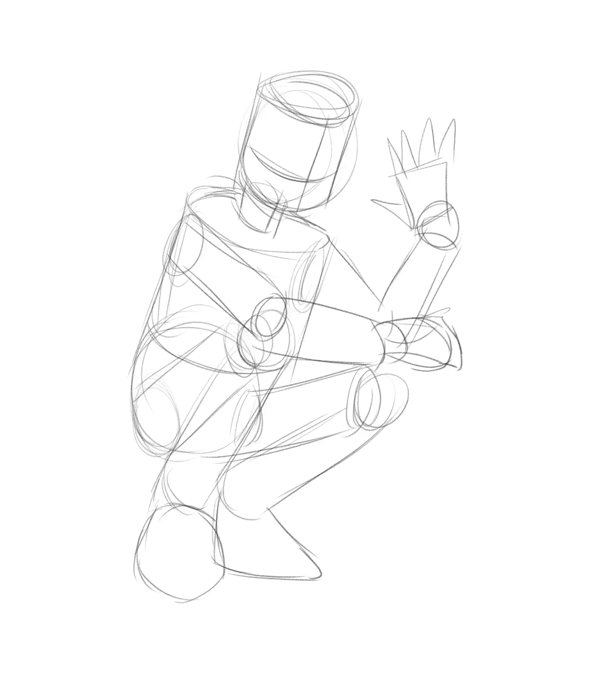 dessiner un personnage assis d’après imagination