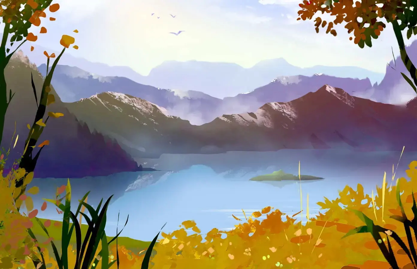 Dibujar un Paisaje y Darle Vida: Tutorial Paso a Paso