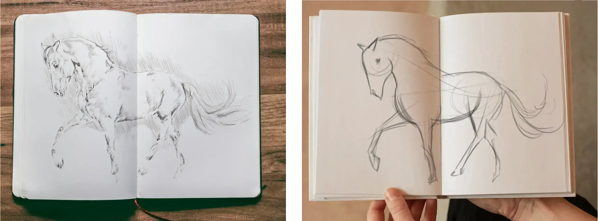 un carnet de croquis pour dessiner sur le vif