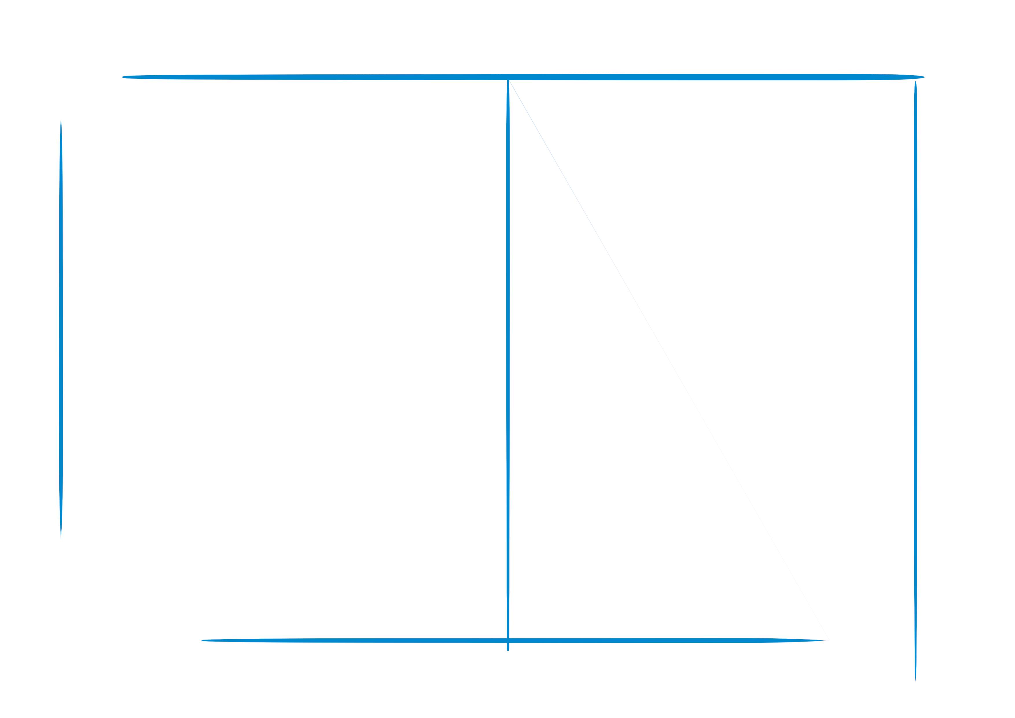 observational sketch of a basket with width markers