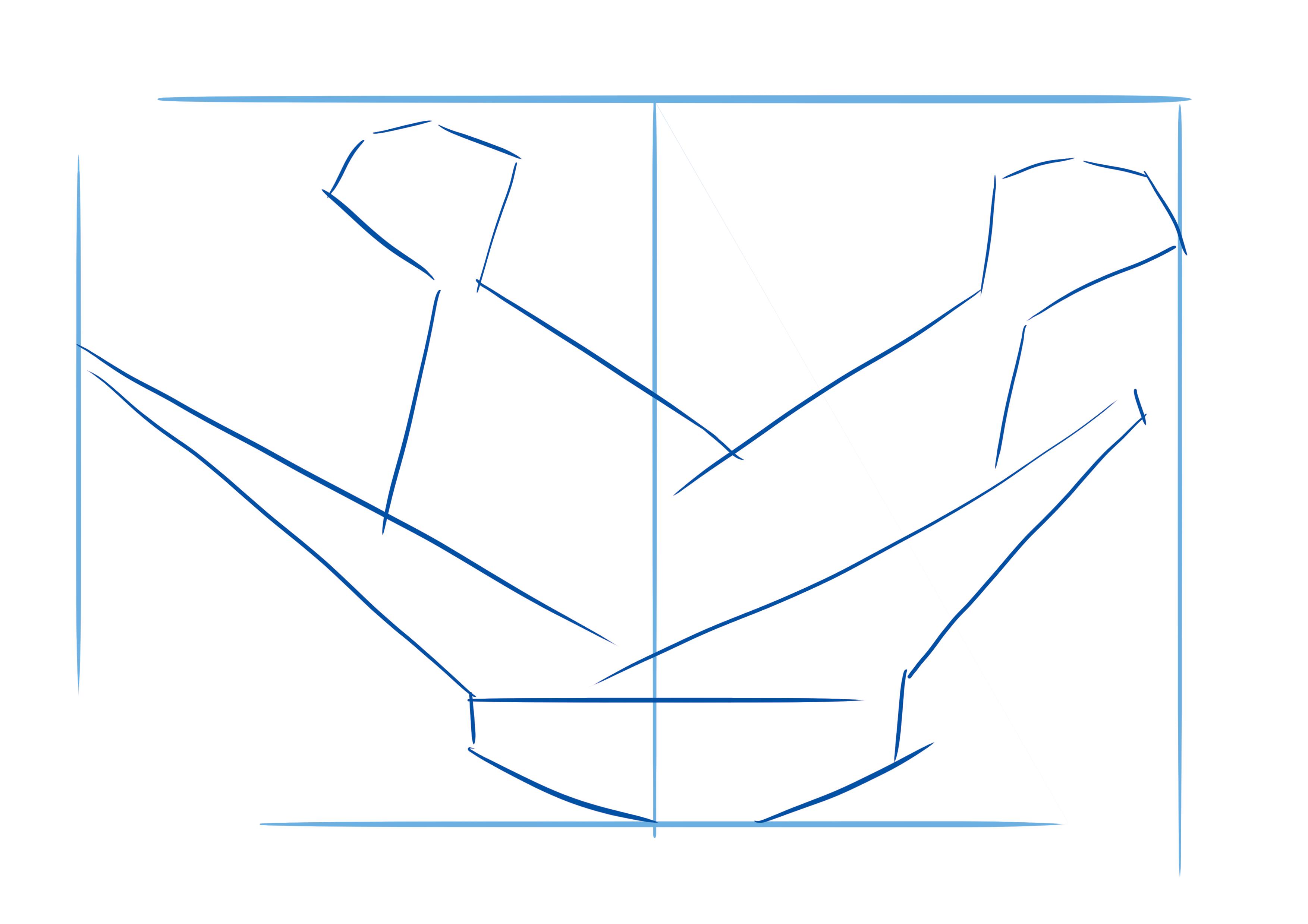 observational sketch of a basket