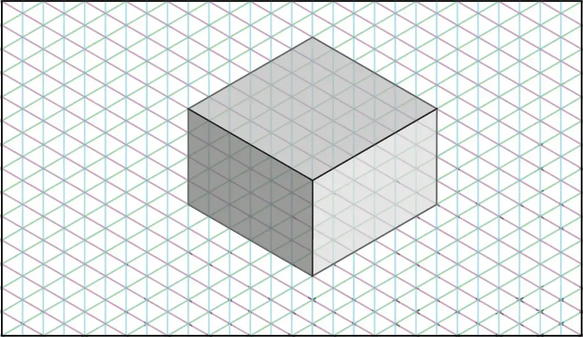 dessiner un cube en perspective