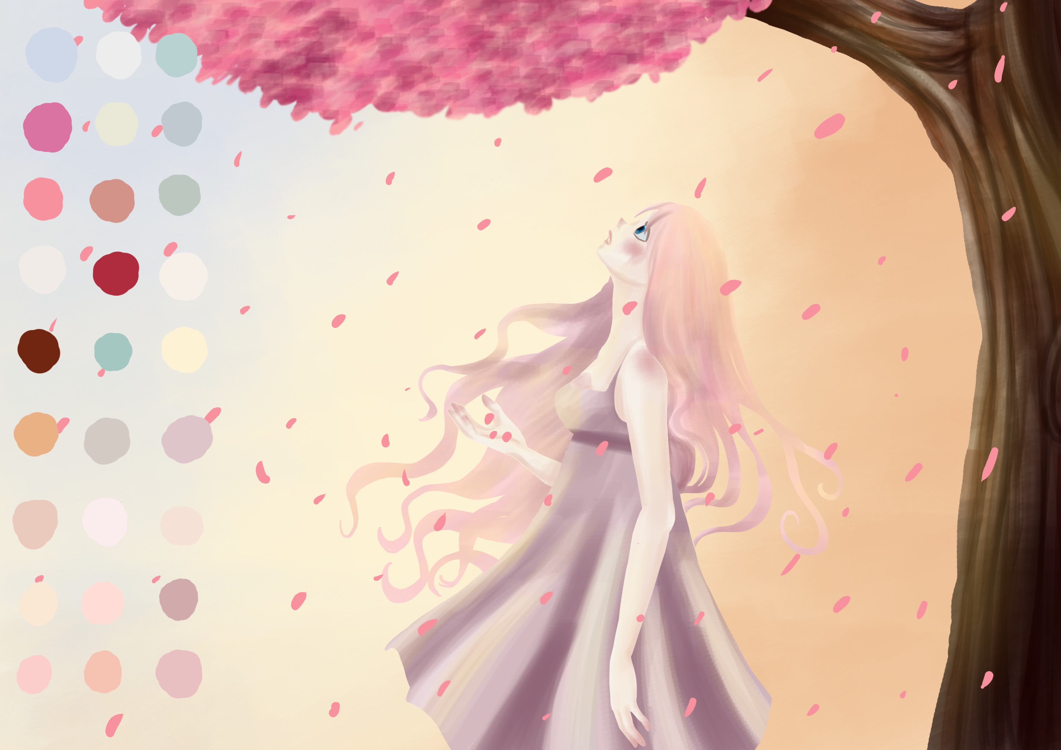 appliquer la couleur à l’œil sur le dessin