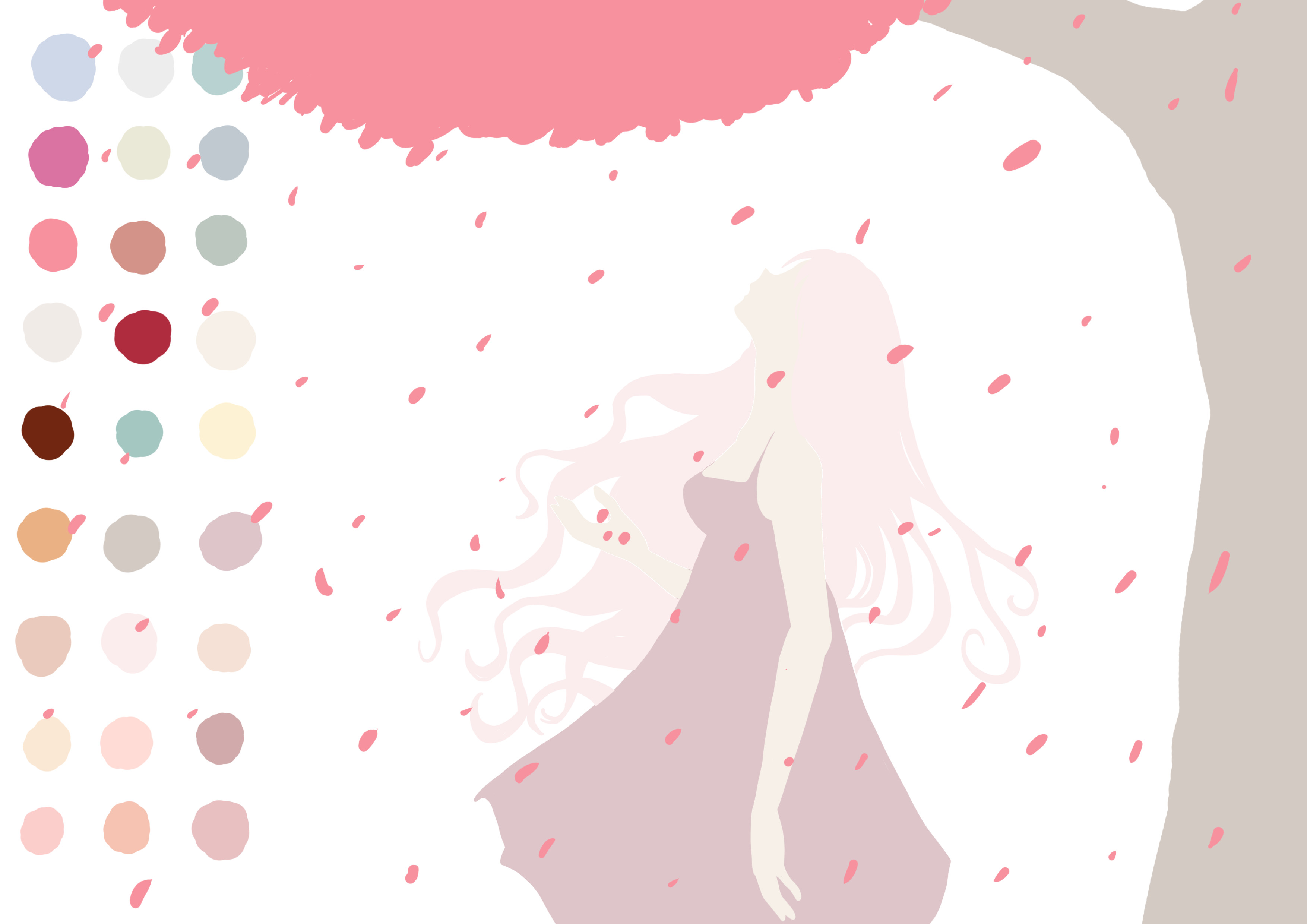 appliquer les teintes de couleur moyennes au dessin triste 2