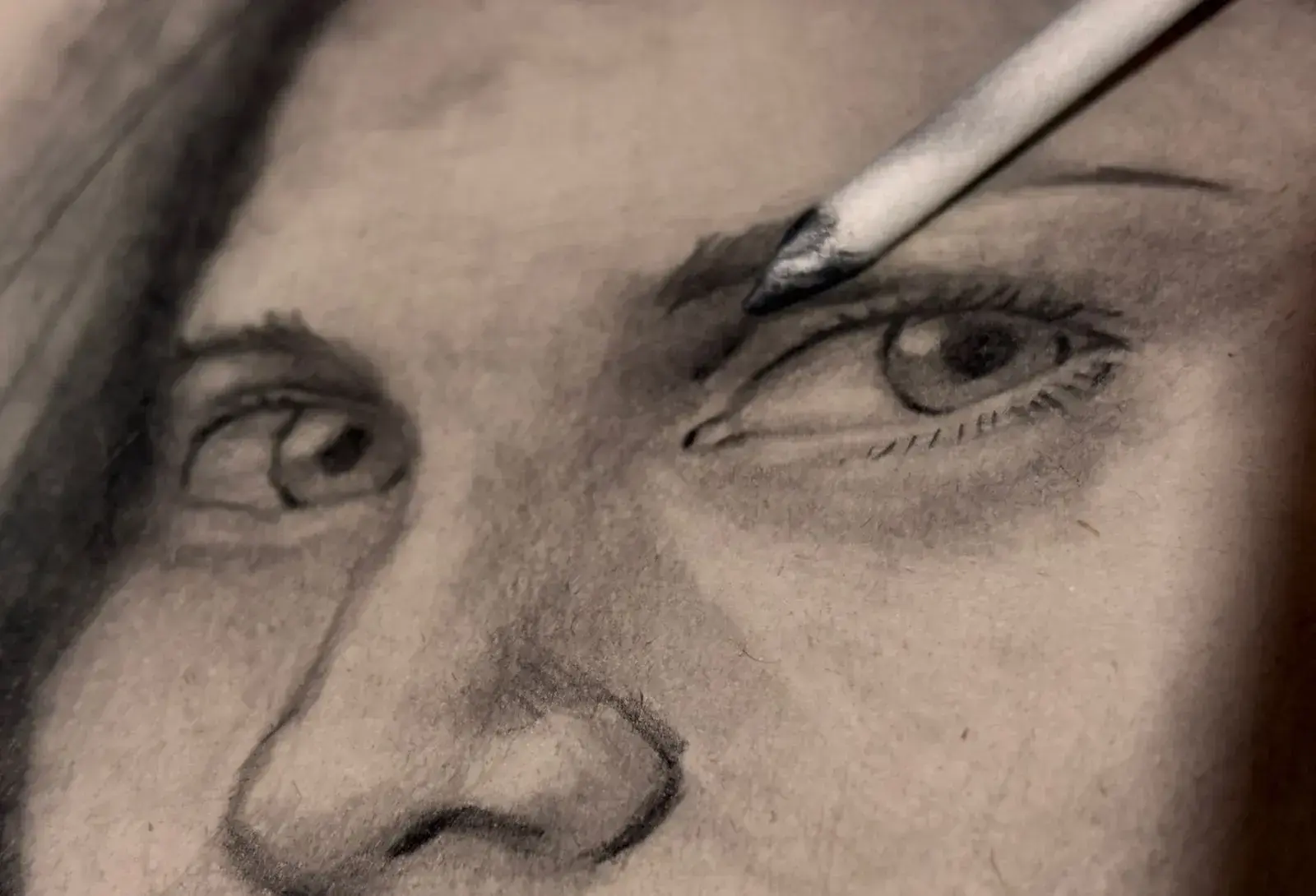 appliquer un effet de flou au dessin traditionnel