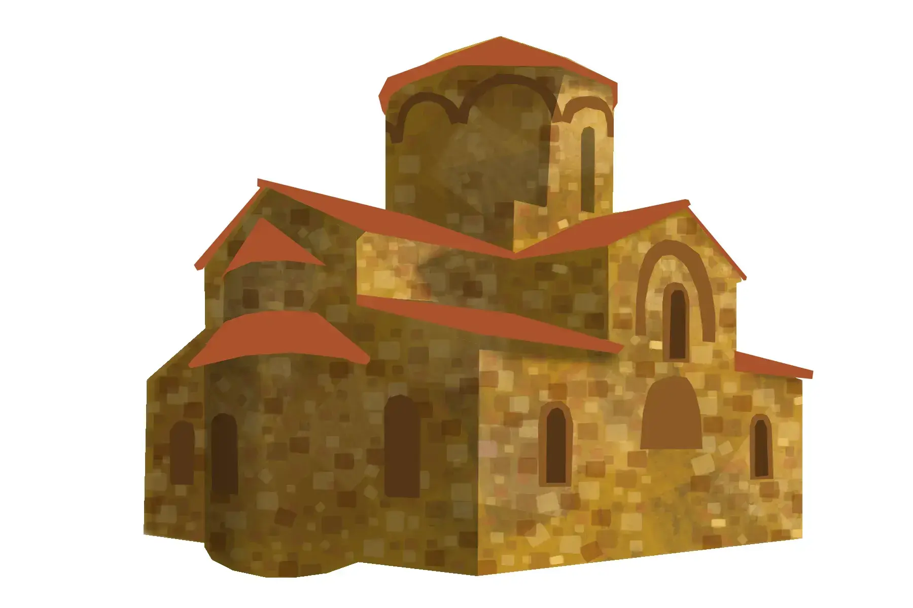 dessiner les ombres d’une église