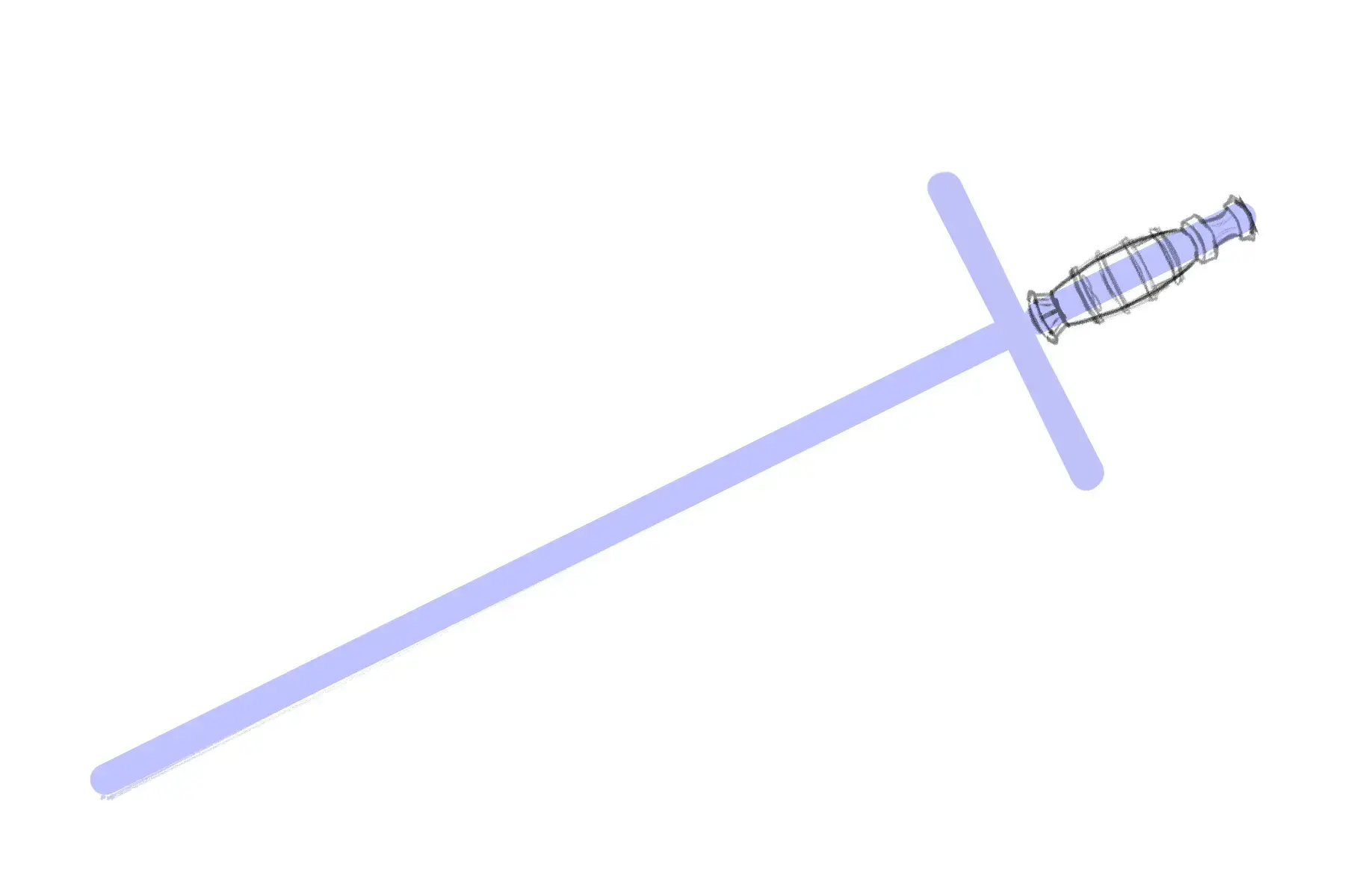 dessiner le manche d’une épée