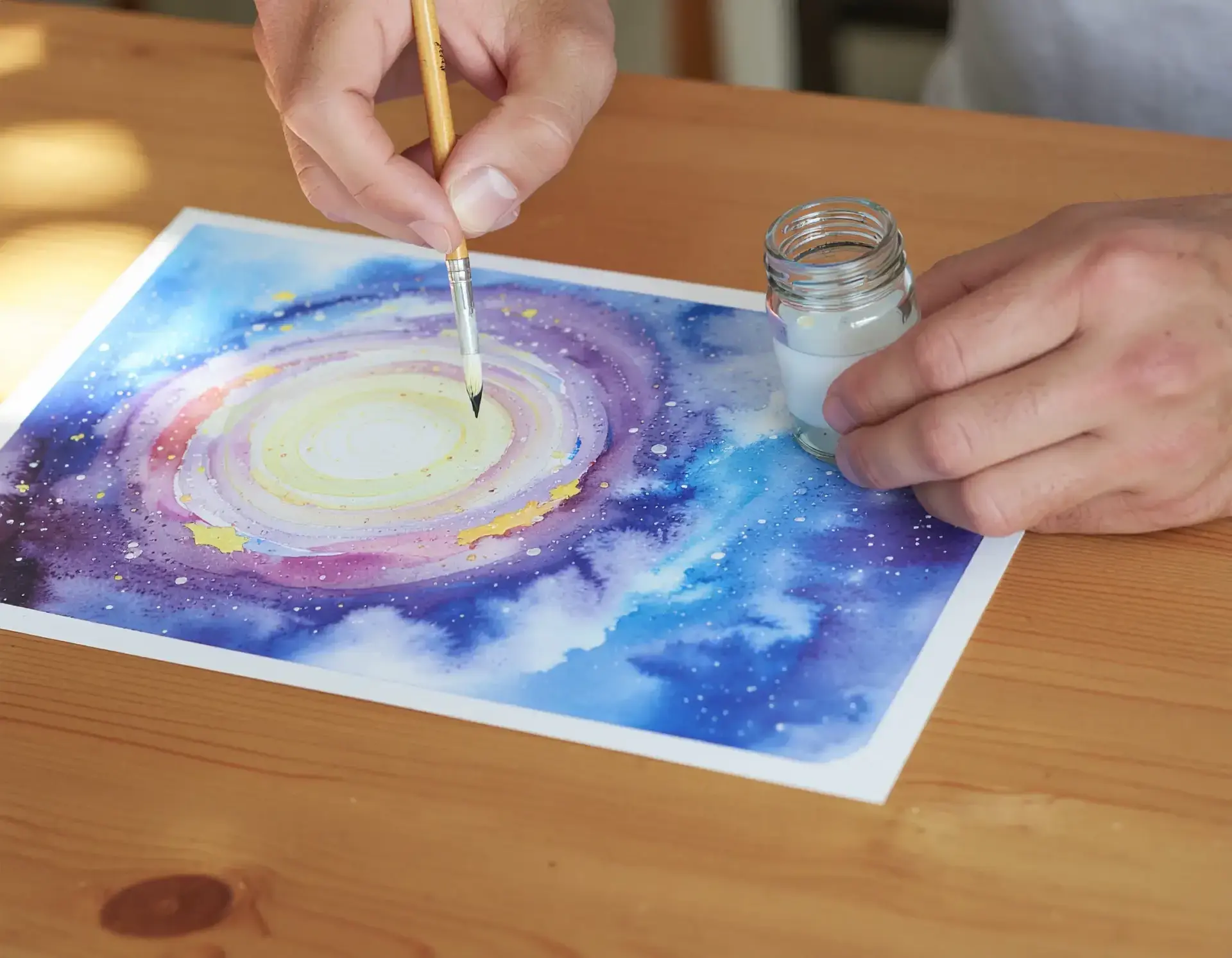 Wie korrigiert man Fehler bei der Aquarellmalerei?
