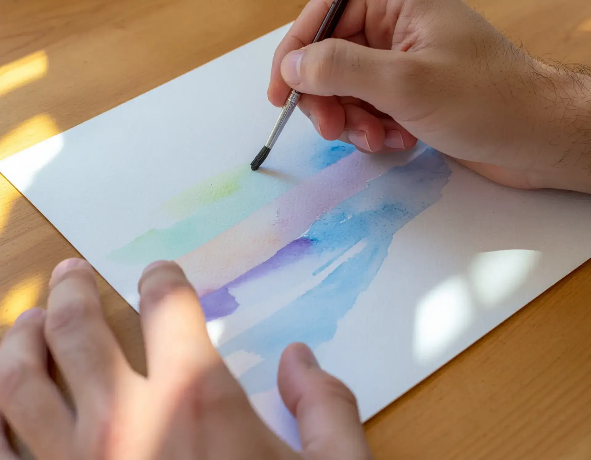 appliquer des glacis pour corriger une erreur à l’aquarelle