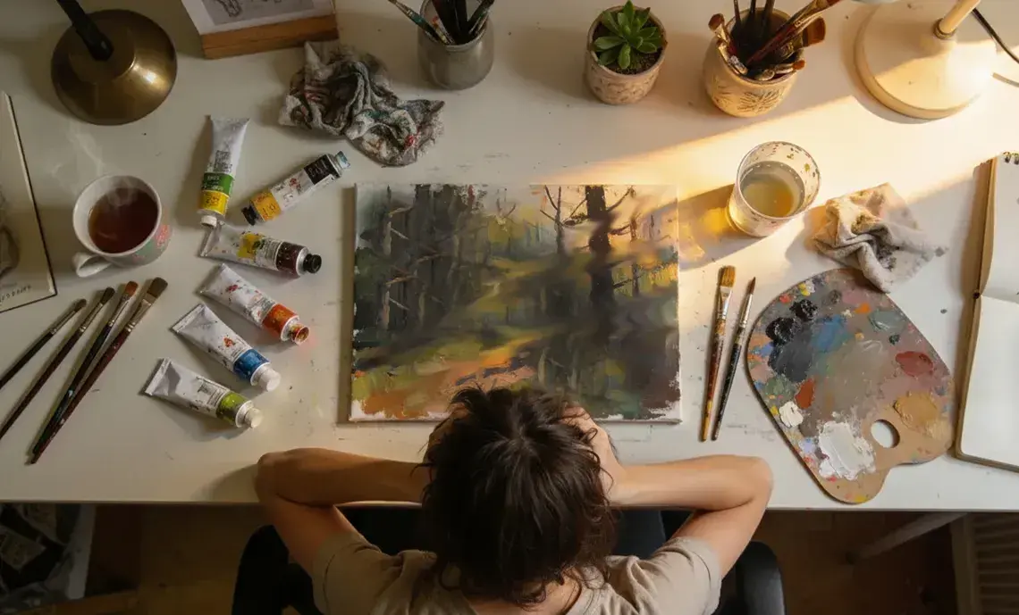 accepter les imperfections quand on débute en peinture