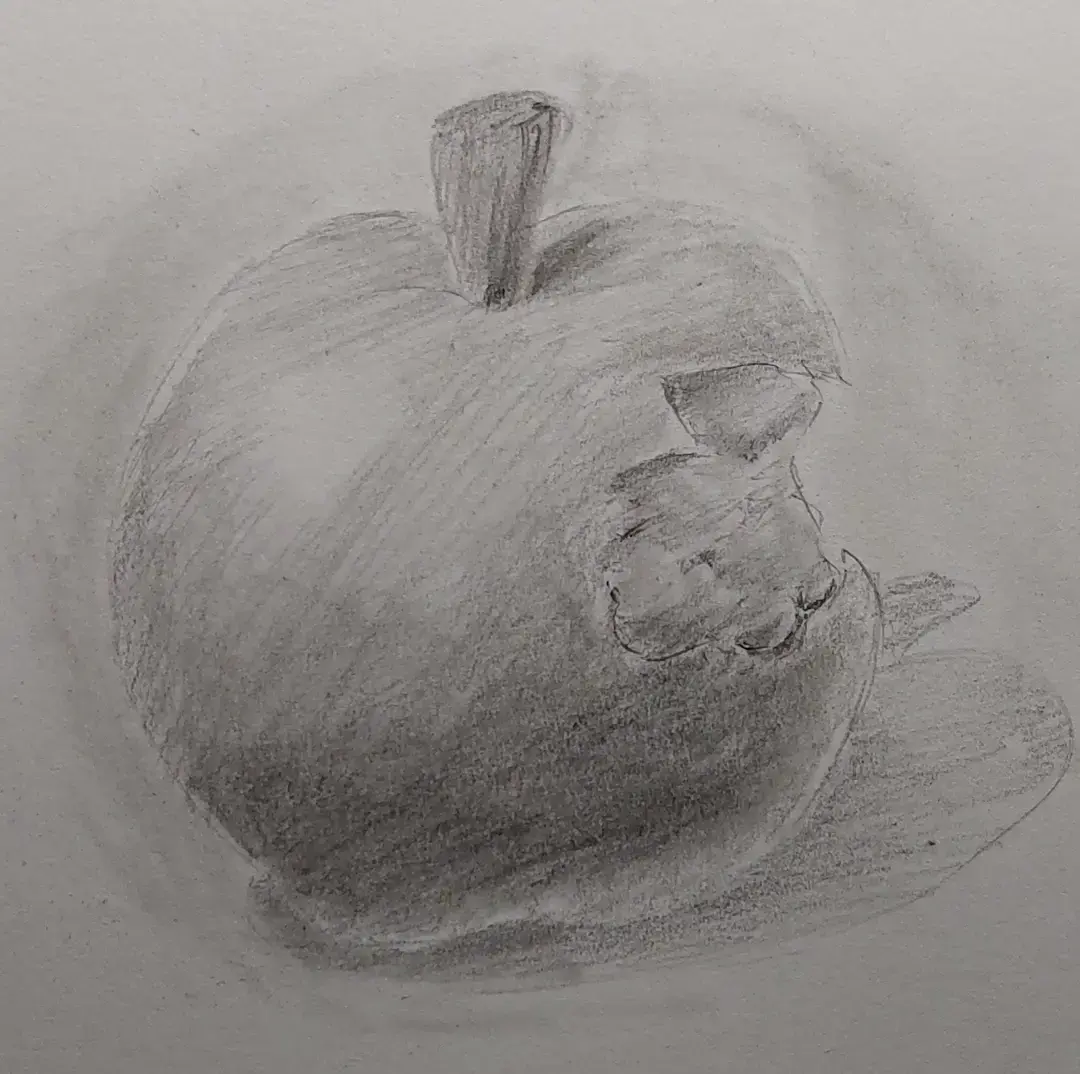 dessiner un fond gris avec la technique de l’estompage
