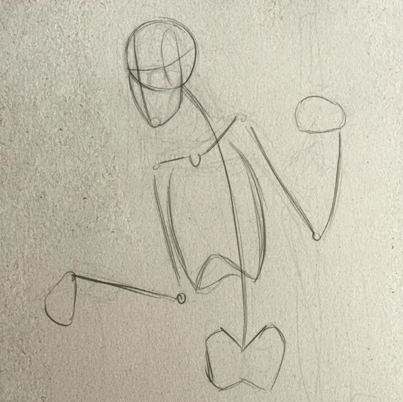 dessiner les bras d’un fantôme