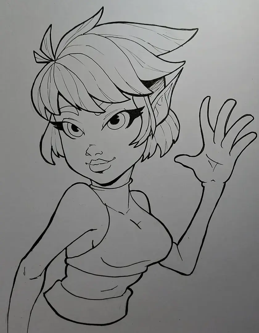colorier son dessin avec des feutres à alcool