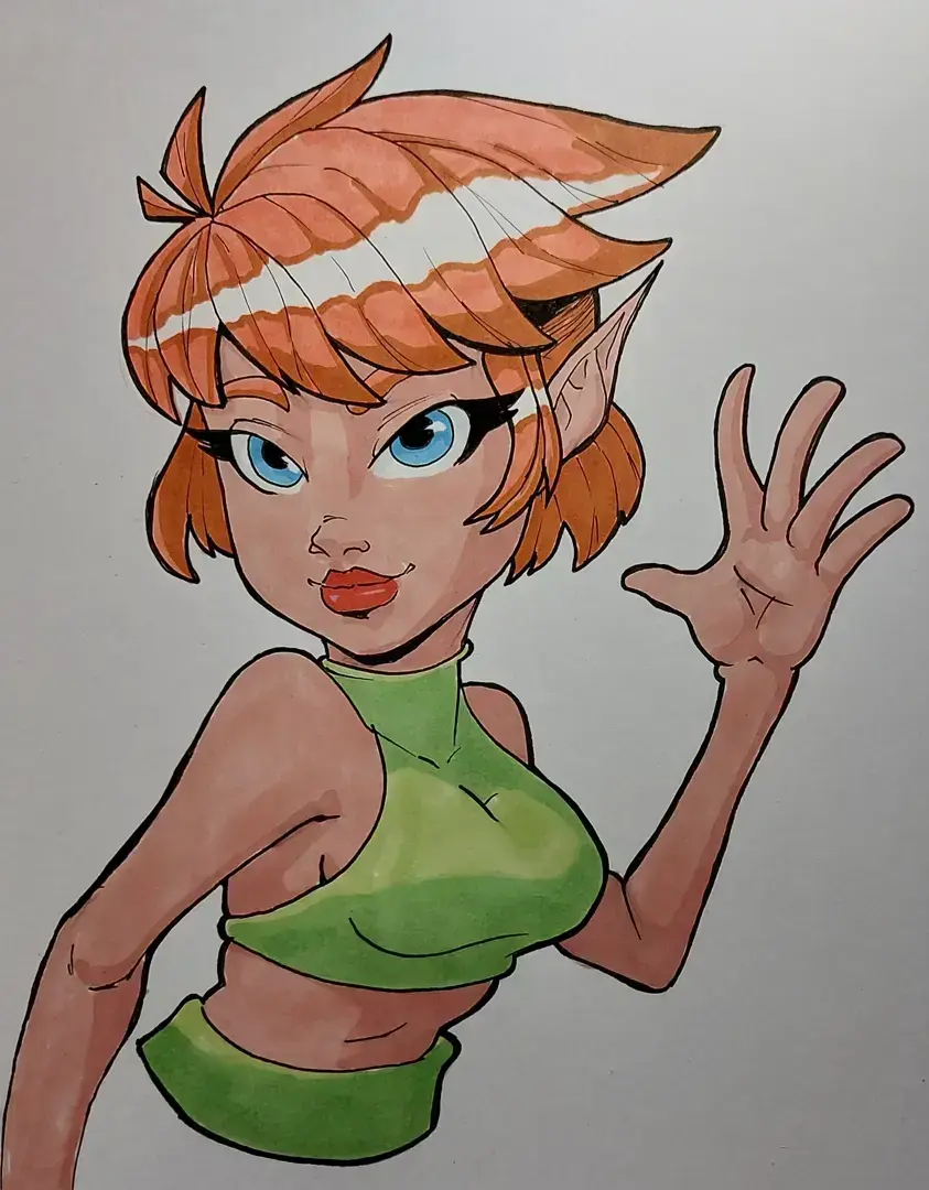 dessiner des demi-teintes avec des feutres à alcool 