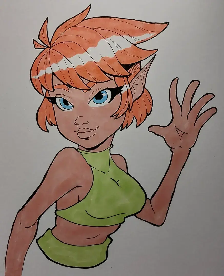dessiner des teintes avec des feutres à alcool