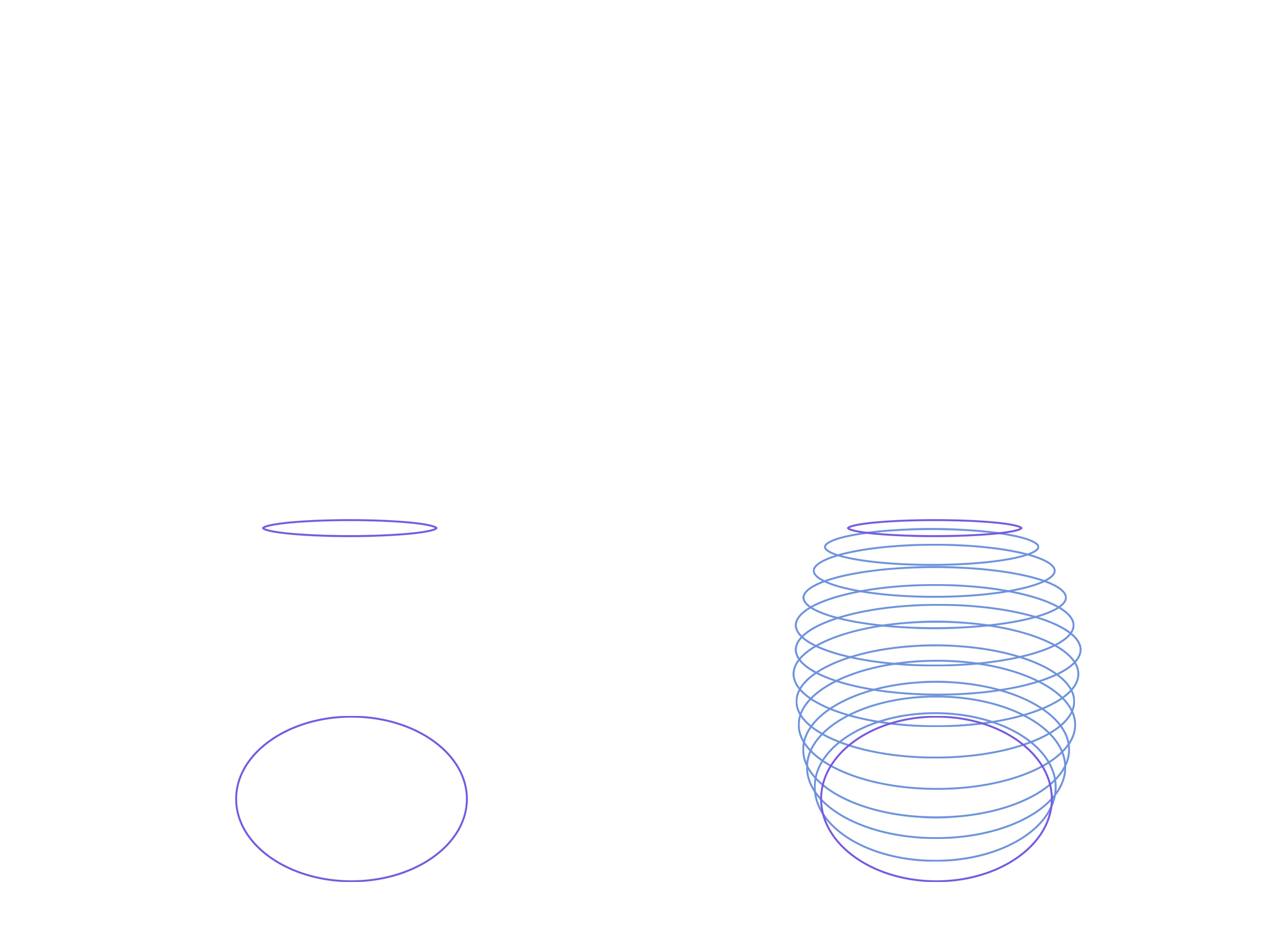 drawing of the lines of the pineapple structure