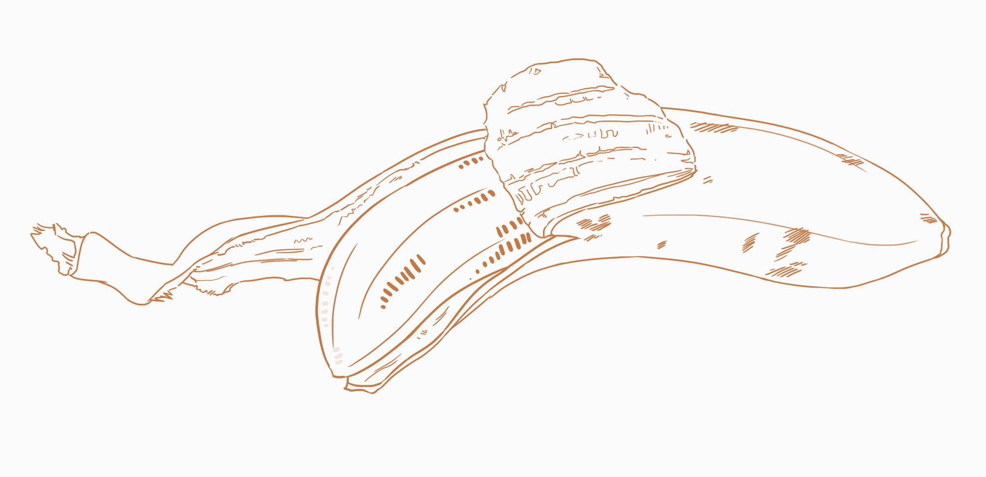 cleaned up version of the banana drawing