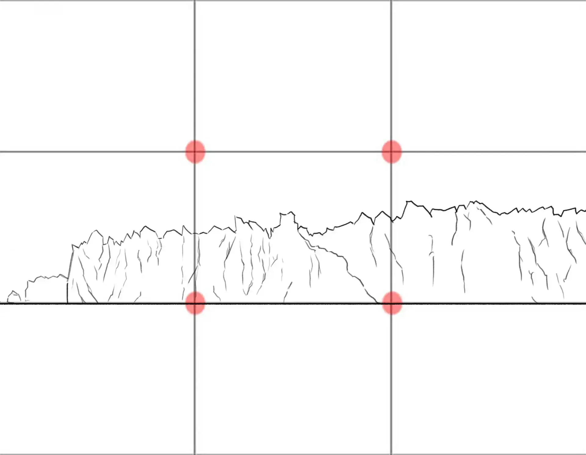 dessiner le mur d’un glacier