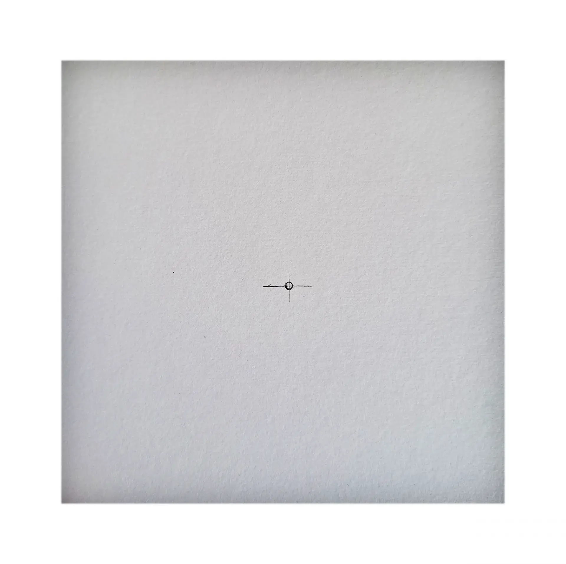 placer un repère central pour dessiner une illusion d’optique