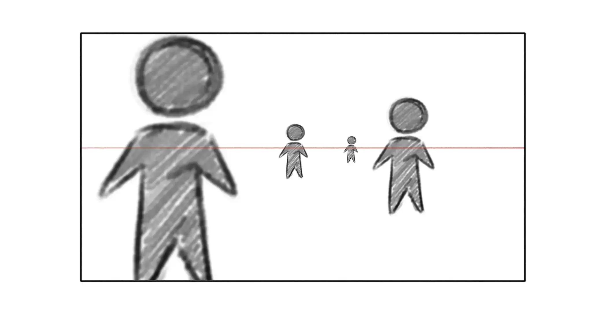 dessin-personnages-sans-traverser-ligne-horizon